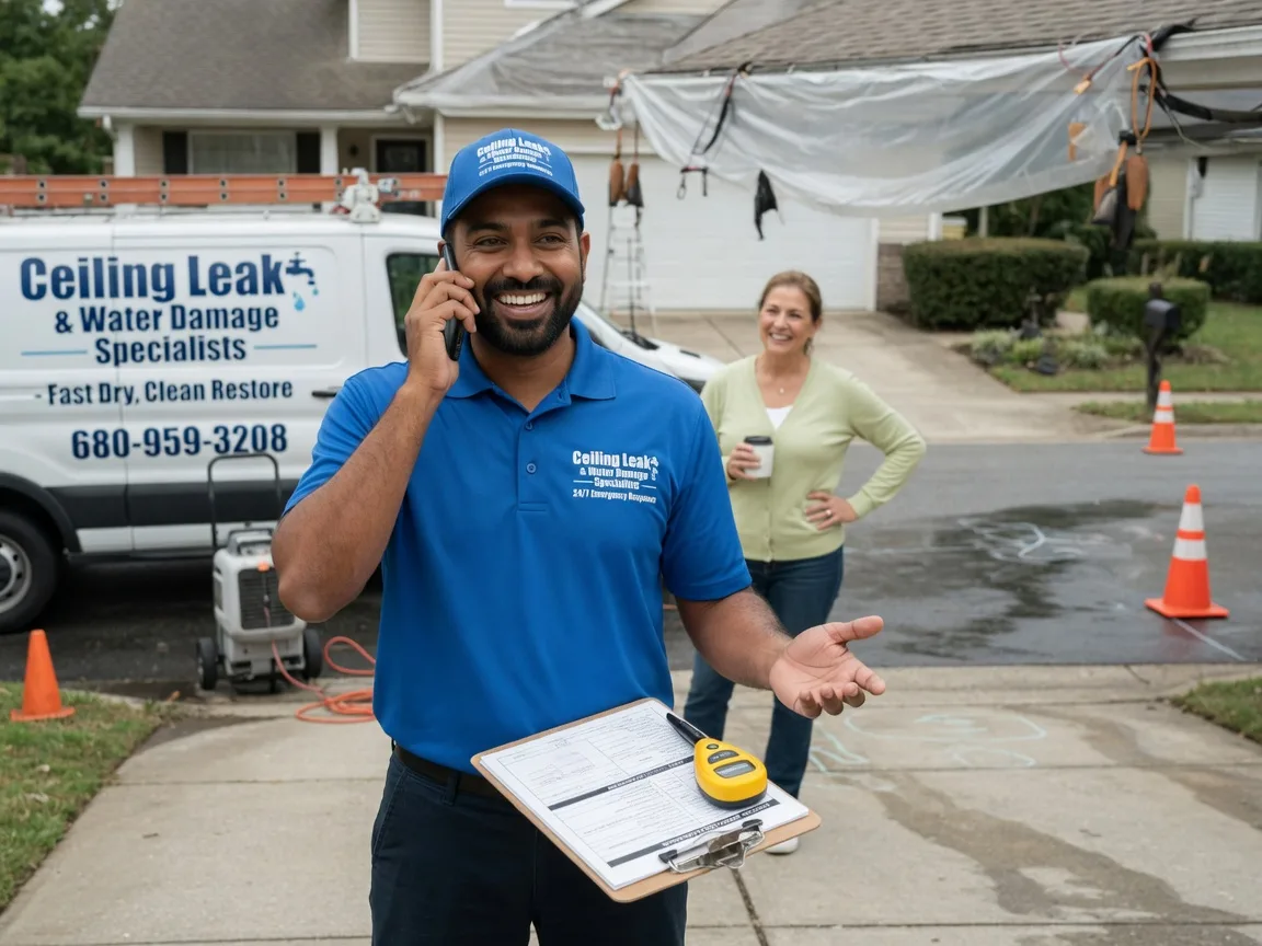 Ceiling Leak Cleanup Hermitage, TN FAQs